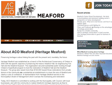Tablet Screenshot of heritagemeaford.com